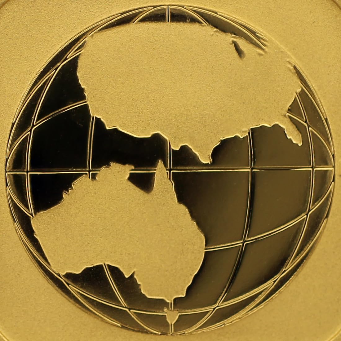 2016 P 1/10 oz Australian Gold Square Map Coin Brilliant Uncirculated (in Capsule) with Certificate of Authenticity $15 Seller BU