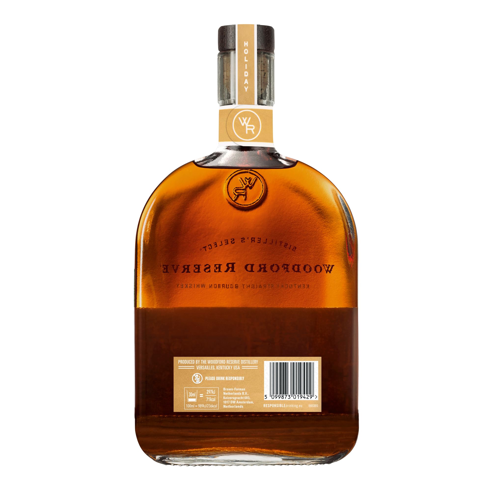 Woodford Reserve Holiday Bottle Bourbon Whiskey 0,7 l - 43,2% Vol.