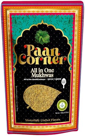 Paan Corner All in One Mukhwas Mouth Freshener, Vegan, 4.23oz, Masterfully Crafted Flavors