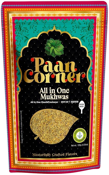 Paan Corner All in One Mukhwas Mouth Freshener, Vegan, 4.23oz, Masterfully Crafted Flavors