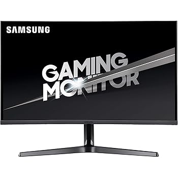 Samsung C27JG52 Monitor Gaming Curvo 27 Pollici, WQHD, 2K, 2560 x 1440, 4 ms, 16:9, 144 Hz, 1440p, 1800R, 1 Display Port, 2 HDMI, Base a Doppio Snodo, Colore Nero
