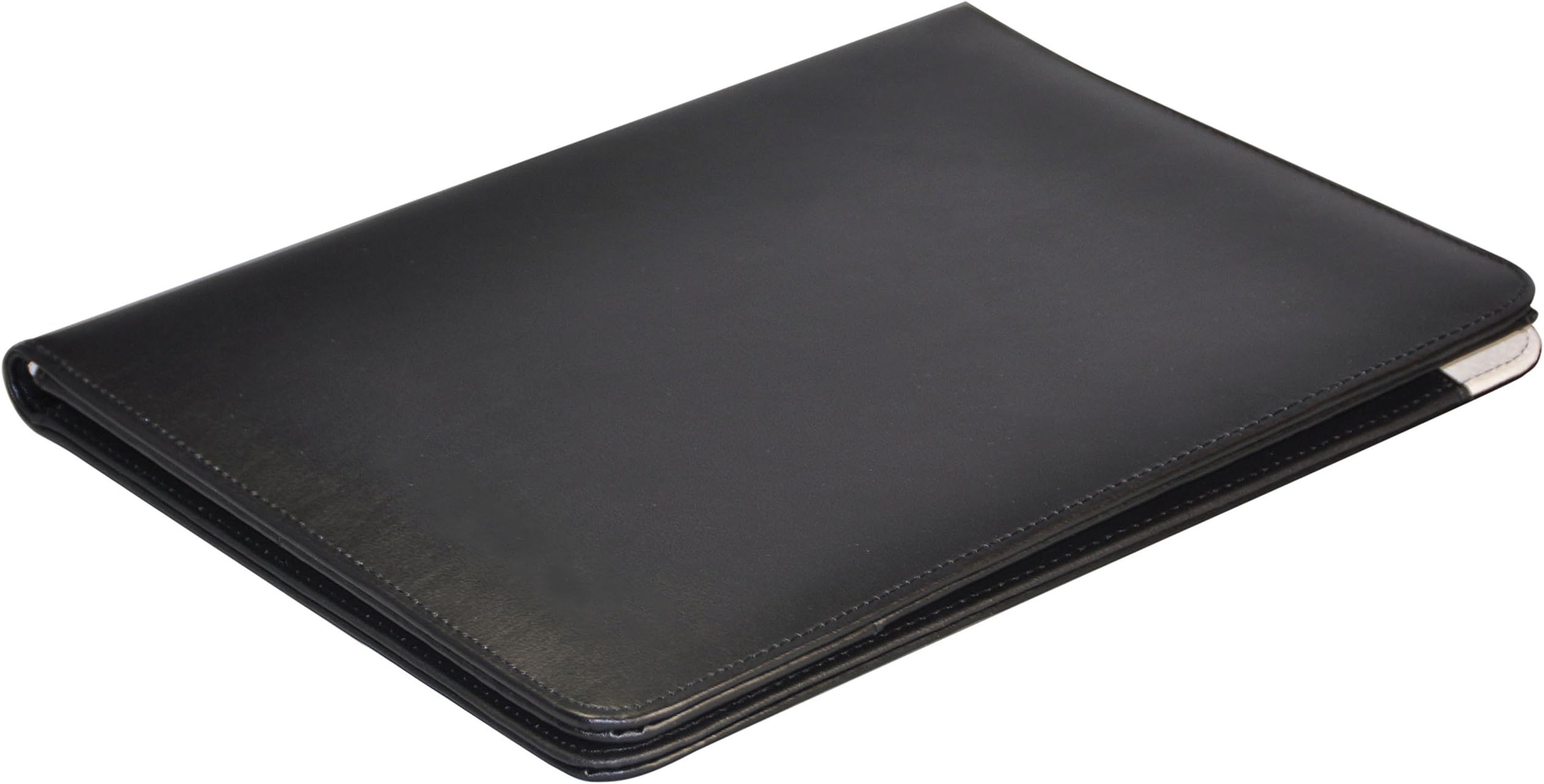 Masters Monolith Leather Conference Folder with A4 Pad - Black