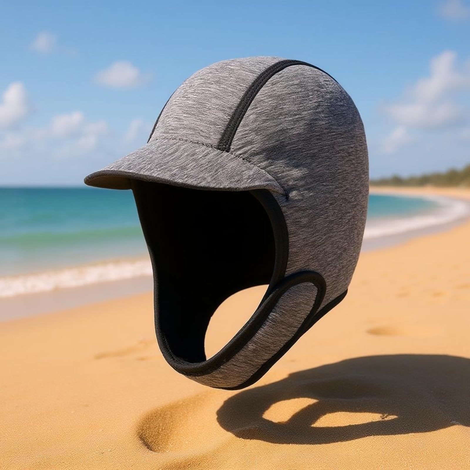 Capucha de Buceo Capucha Neopreno Gorro Acuático Gorro Térmico con Borde Reforzado y Visera Corta Mejora la Sujeción y la Ergonomía Adecuada para