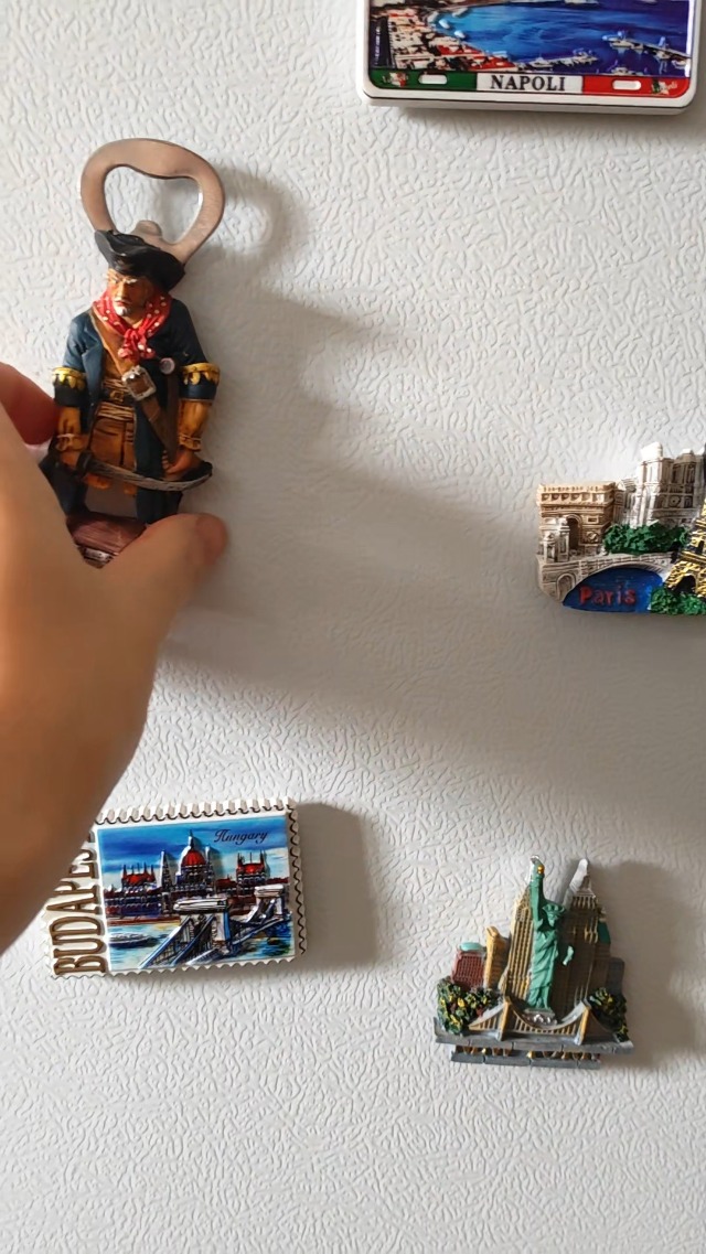 Imán Decorativo Abrebotellas Pirata en Resina 3D miniatura 7
