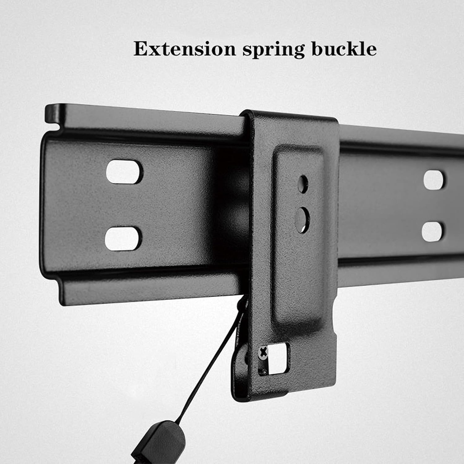 Universal TV Stand & Wall Mount Bracket for 37-70" Flat/Curved TVs Low Profile Ultra Slim Sturdy Steel Height Adjustable Fixed Design Space-Saving Solution