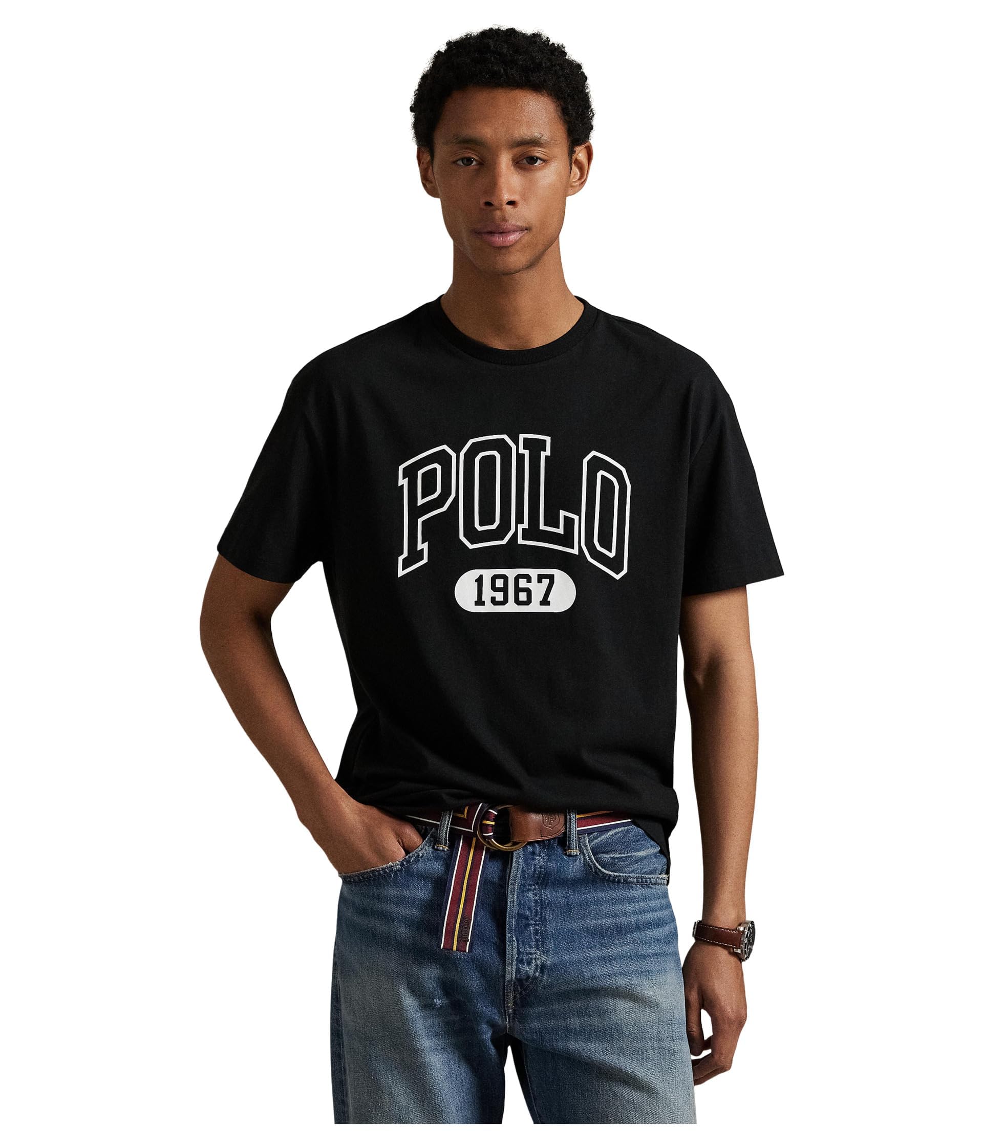 Polo Ralph Lauren Mens Classic Fit Jersey Graphic T-Shirt