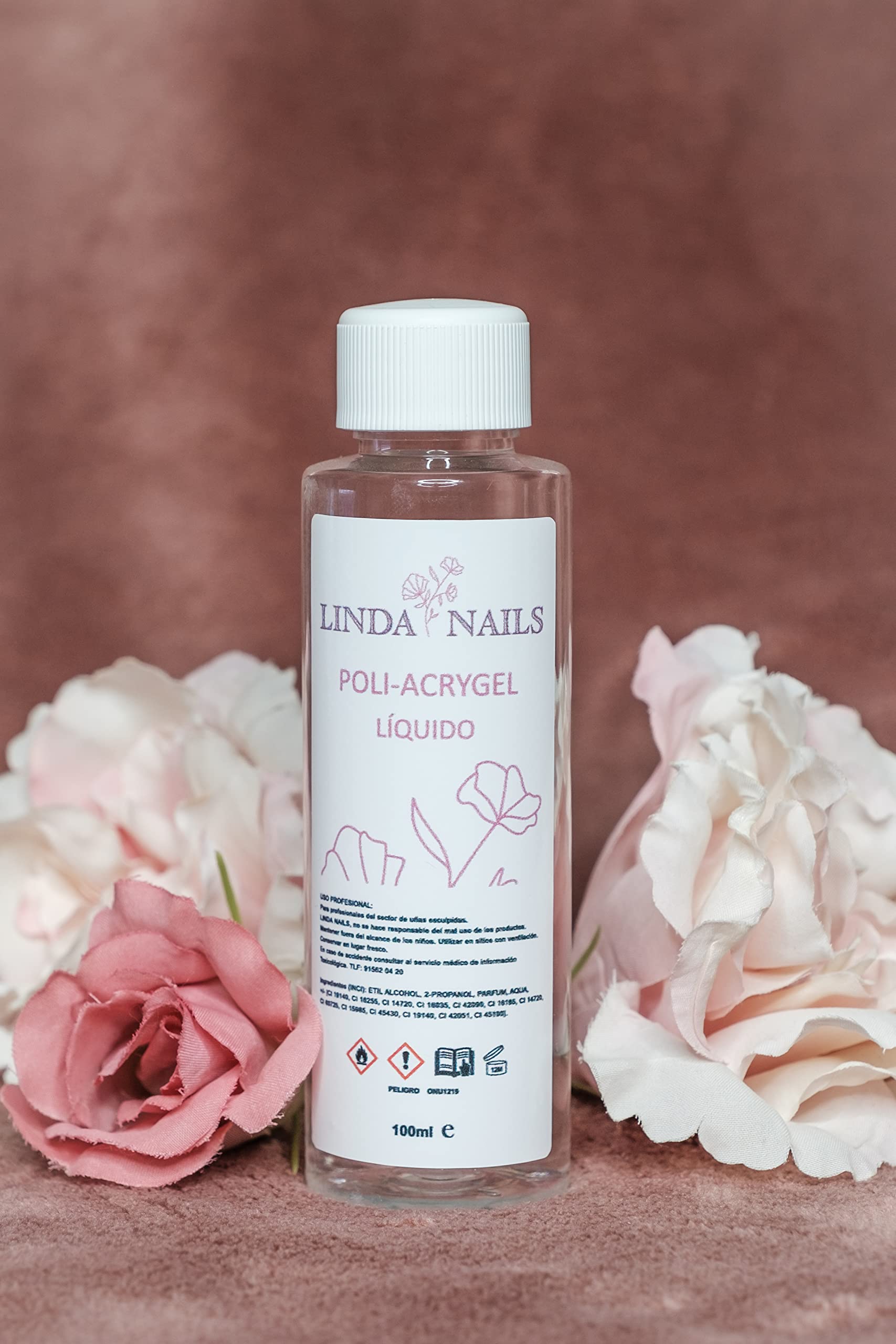 Linda Nails Acrigel cover 60gr + liquido 100ml