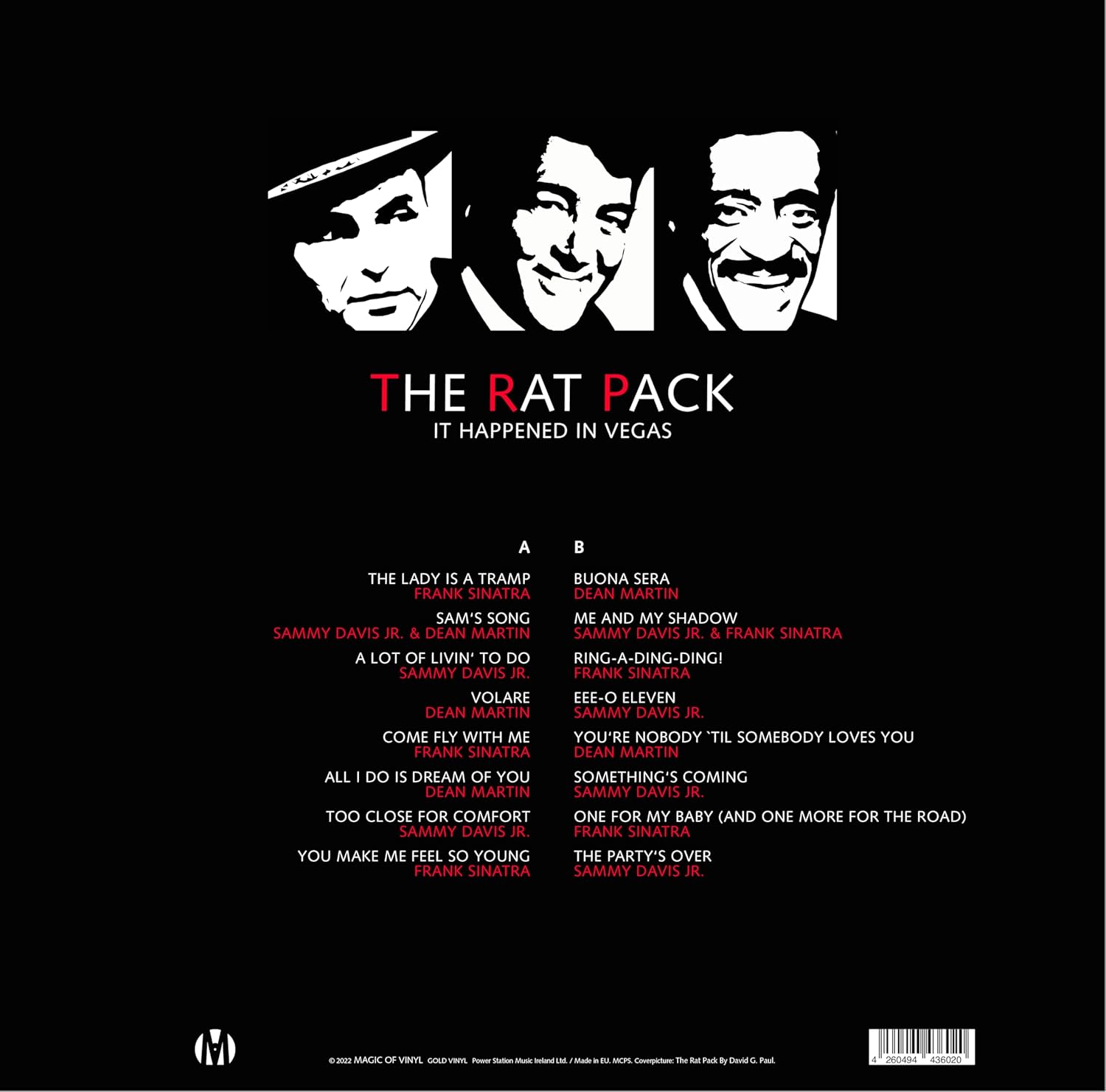 The Rat Pack - It Happened In Vegas - Limited Edition Colored Vinyl