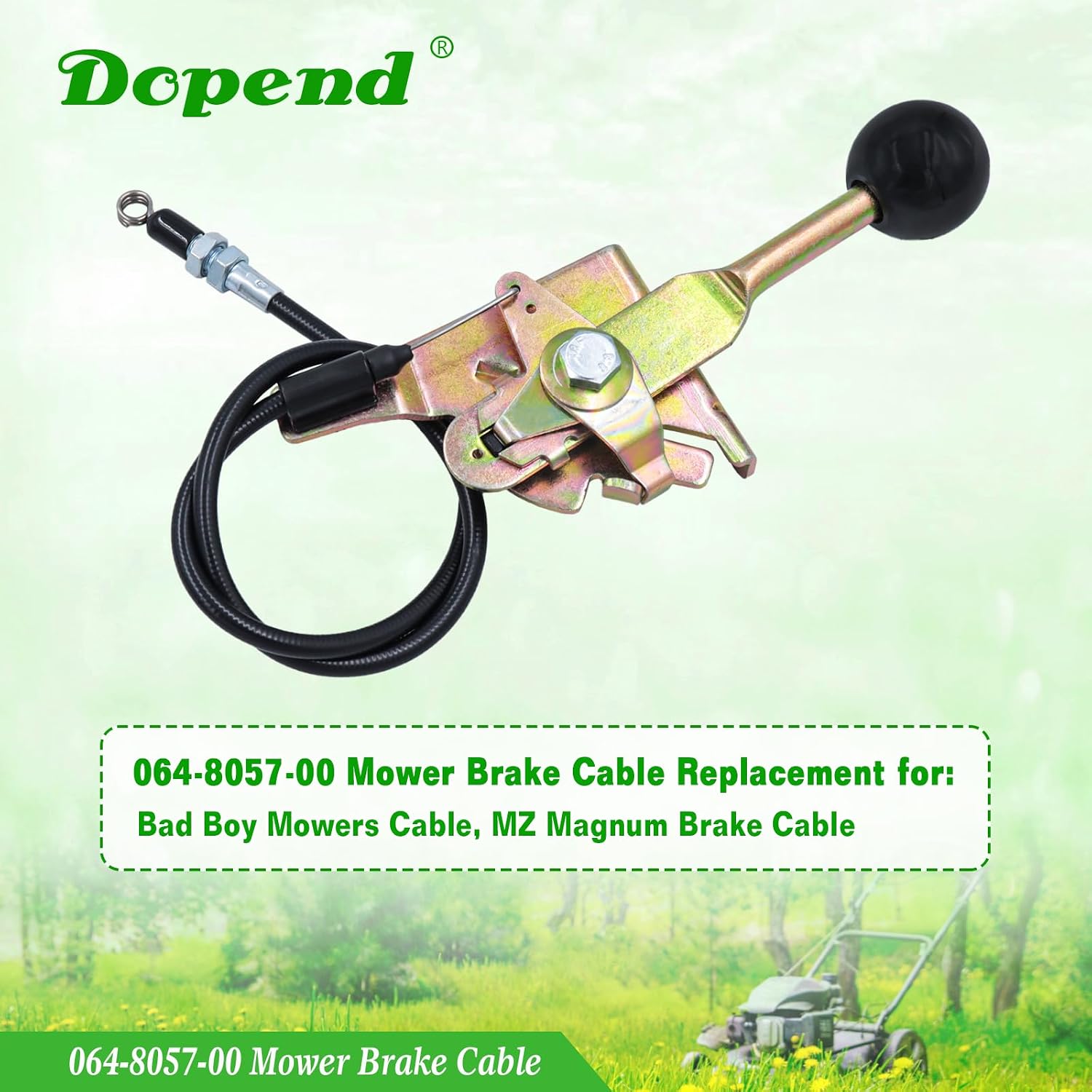 064-8057-00 Mower Brake Cable for Bad Boy MZ & MZ Magnum Series Lawn Mowers, Replaces 064805700