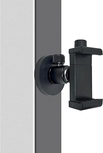 Soporte magnético para teléfono de gimnasio, base magnética resistente, atrae a la superficie de metal ferroso, diseñado para gimnasio, tanque de