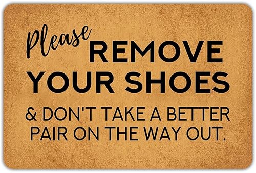 Miniatura 10 de Welcome to The Mojo Dojo Casa - Tapete para puerta de entrada, divertido tapete de goma antideslizante para interiores y exteriores, 23.6 pulgadas