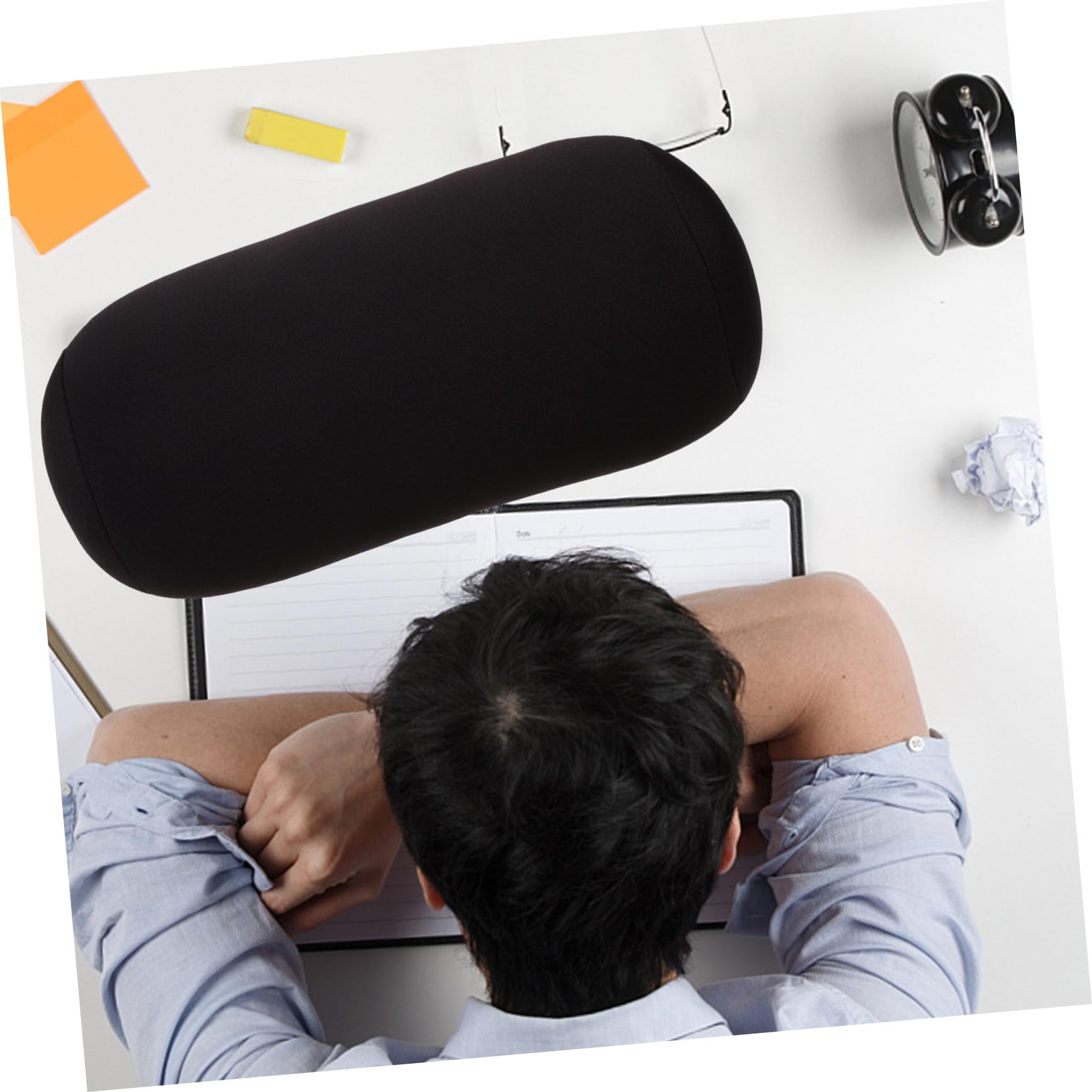 Ciieeo 2 Piezas Almohada para el Cuello y la Cintura reposacabezas del Coche Almohada de Apoyo para el Cuello Almohadas Almohada cilíndrica Accesorio para Dormir Cilindro