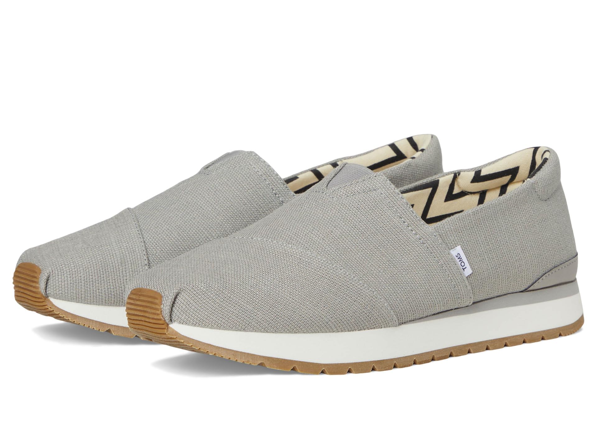 TOMS Women's Resident Plus Sneaker, Drizzle Grey Heritage Canvas, 10 UK