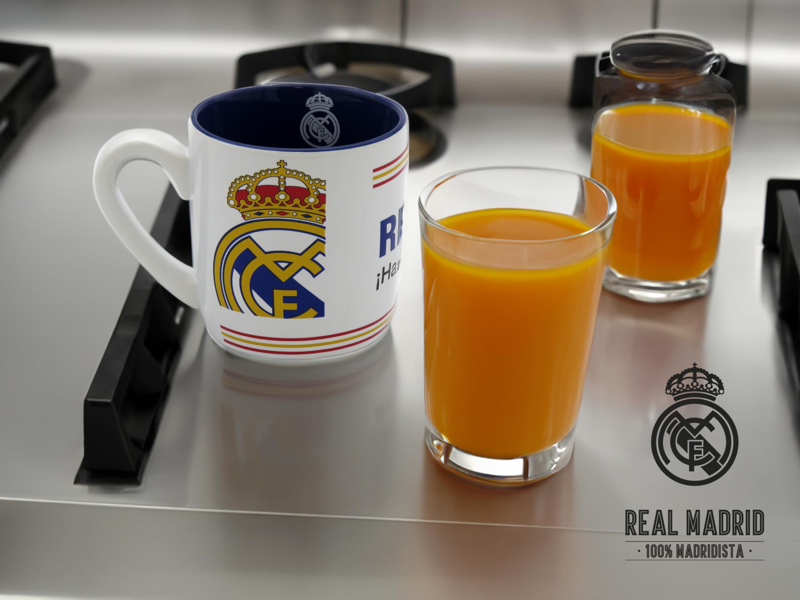 CYPBRANDS Real Madrid, Taza, Taza Cerámica, Menaje, Desayuno, Tazas Originales, Color Blanco, Producto Oficial — view 7