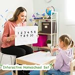 Ohuhu 12-Pack Mini Dry Erase Boards, Lined/Plain Double-Sided, 9 x 12 Inch Small White Board Set – Includes 12 whiteboards,12 Markers & 12 Erasers, Ideal for Classrooms, Homeschools & Group Games