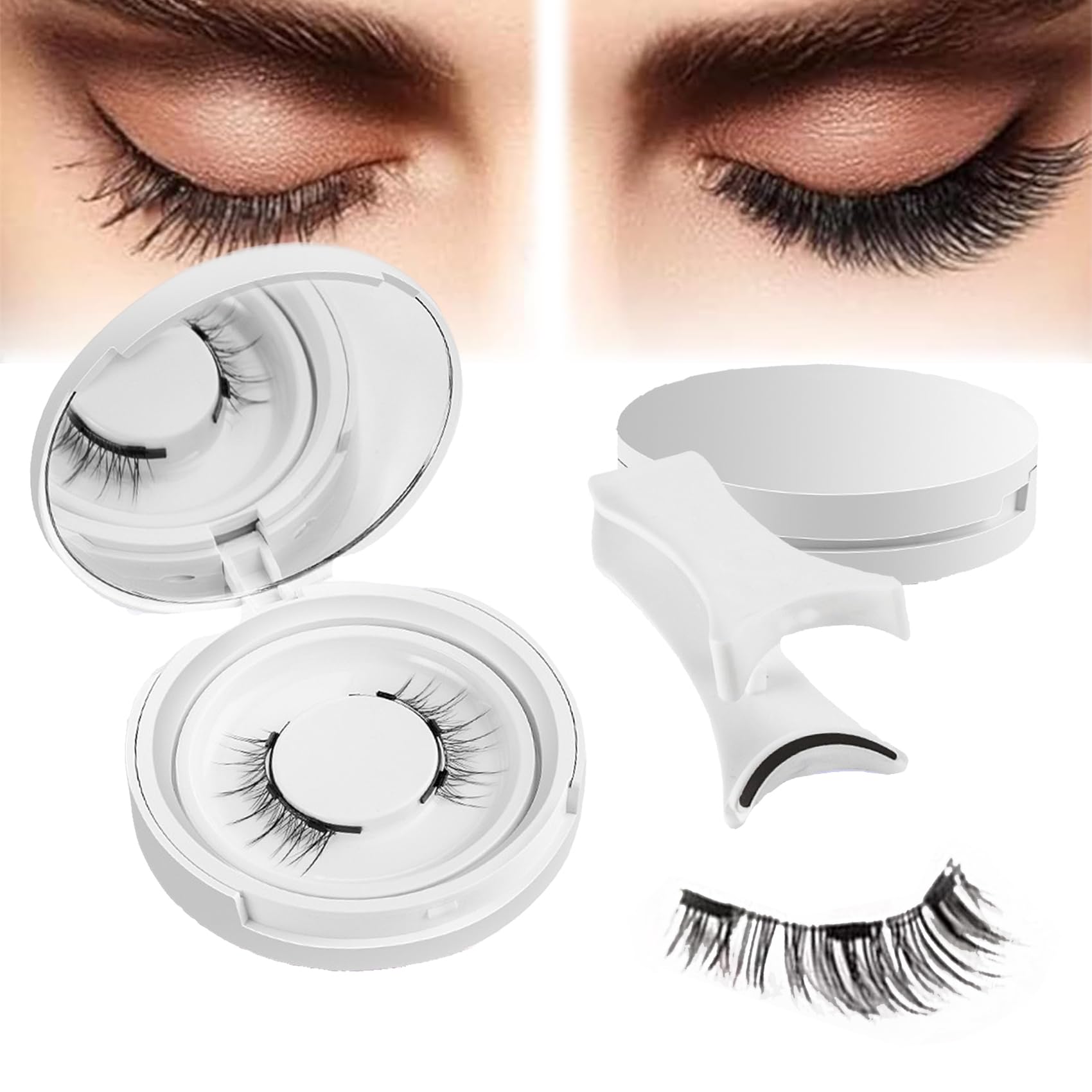 Elara Craft Magnetic Eyelashes, Elaracraft Magnetic Eyelashes, Elaracraft Magnetic Eyelashes With Applicator, Elara Craft Magnetic Lashes, Magnetic Eyelashes With Applicator (Natural)