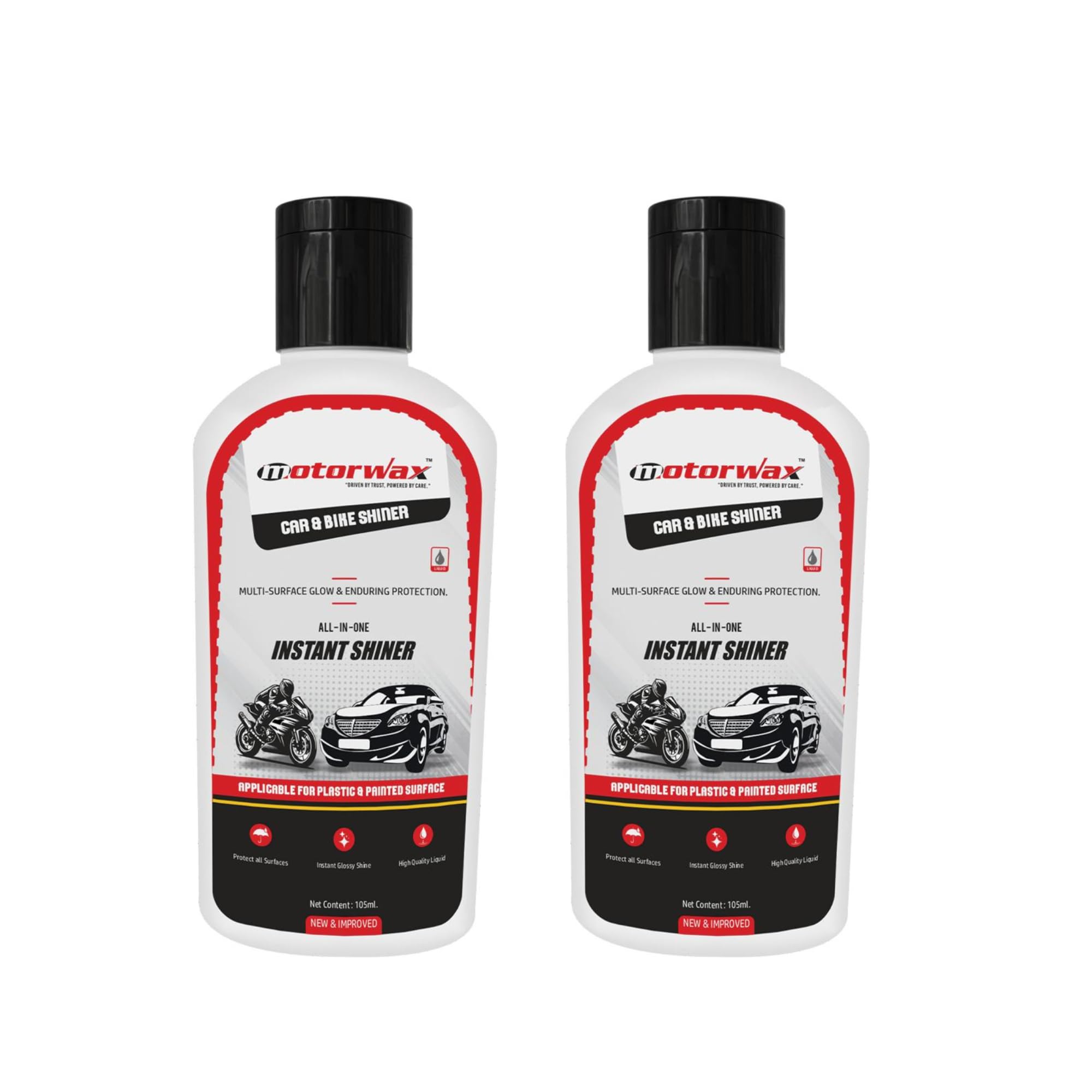 All-in-One Car and Bike Shiner with Free Foam Applicator, Premium Long-Lasting Gloss, Zero Dust Attraction, Easy Use, Professional Showroom Finish For Interior Exterior Surfaces- 105ML-picture-31