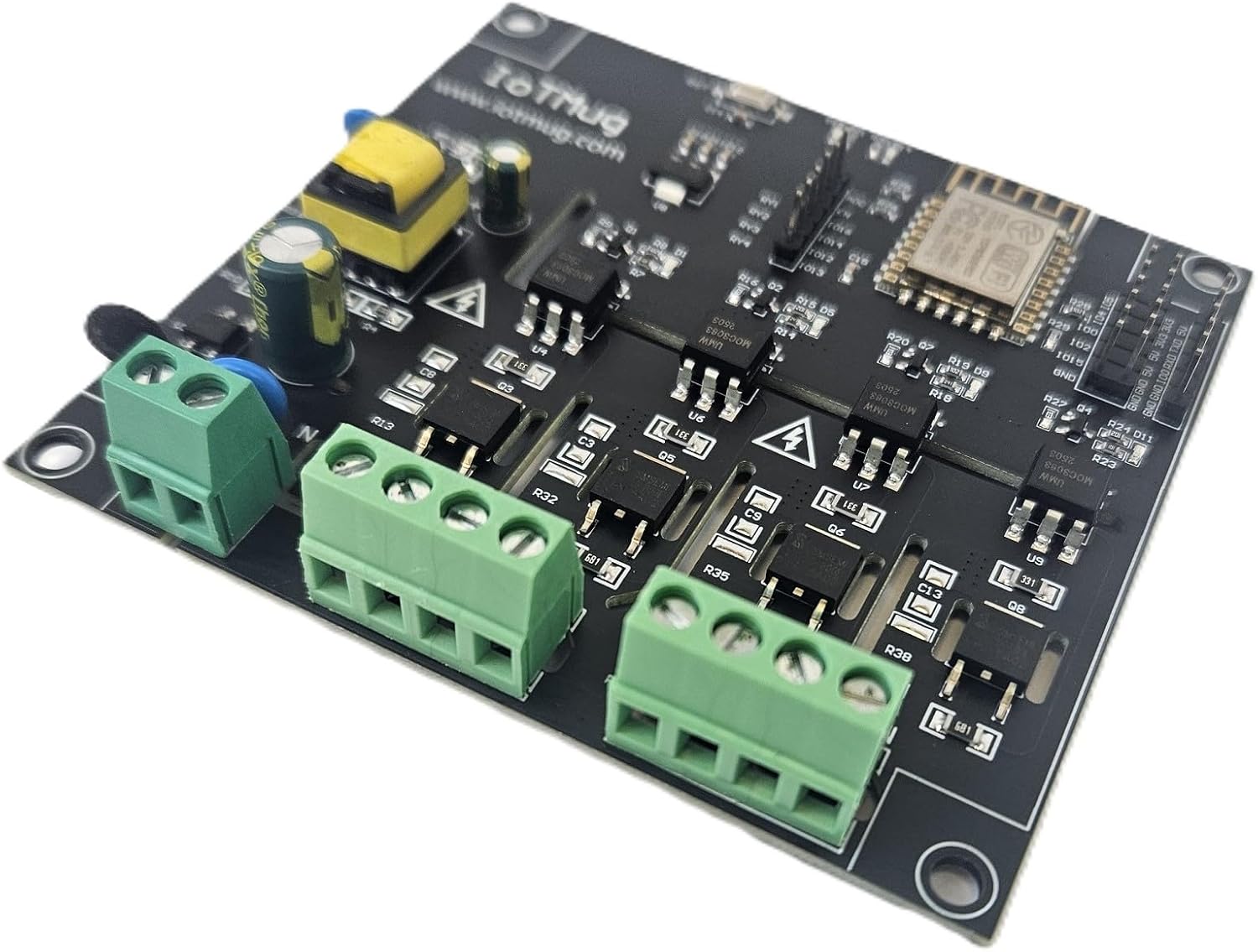 Light Contoller Sequencer 4 Channel Quite Works 90-240V Ac - Expandable - Control Over WiFi - Unlimted Modes 50/60Hz - Each Ch 4A