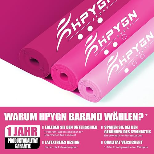 Miniatura 3 de Bandas de resistencia, bandas de ejercicio, bandas de terapia física para entrenamiento de fuerza, yoga, pilates, estiramiento, banda elástica con