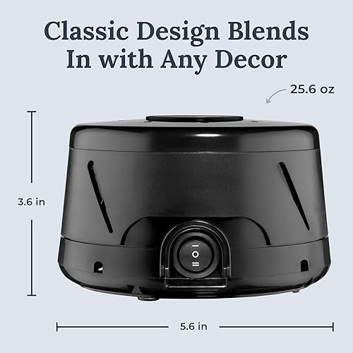 Miniatura 5 de Marpac máquina de sonido de ruido todo natural M1DSUSBK Paquete de 1 Negro 1