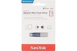 SanDisk iXpand Mini Flash Drive for iPhone 128GB