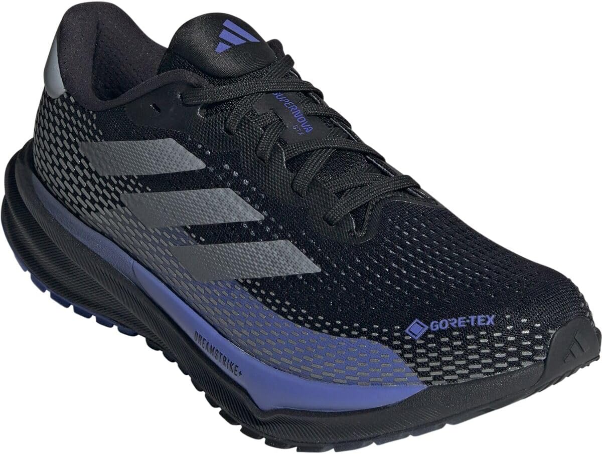 adidas Mens Supernova Running Sneakers Shoes - Black
