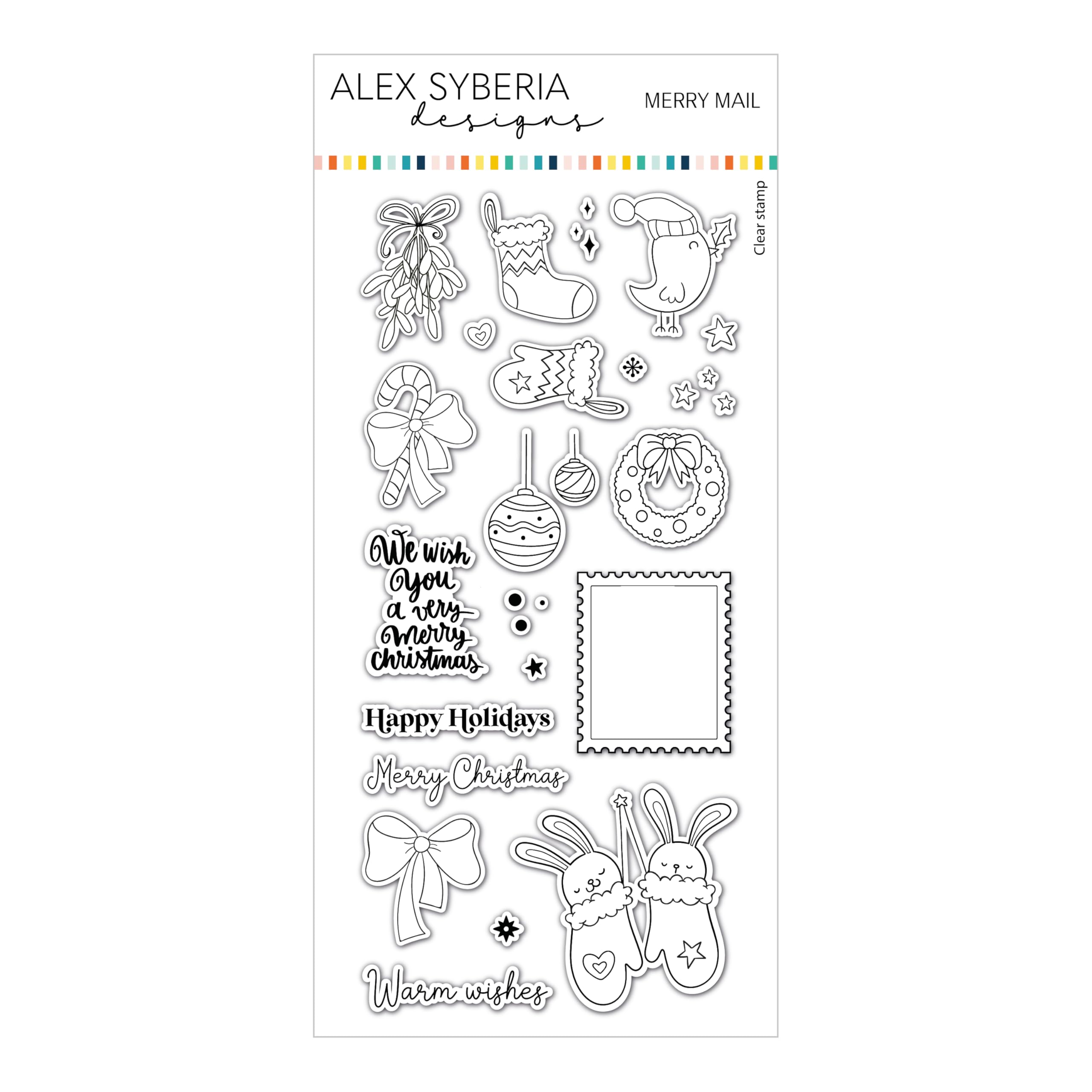 Merry Mail Stamp Set