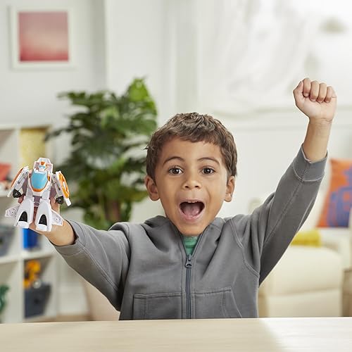 Miniatura 6 de Transformers Toys Space Blast - Juego de 2 figuras de acción de Bumblebee y Autobot Blades de 4.5 pulgadas, juguetes de robot preescolar para niños