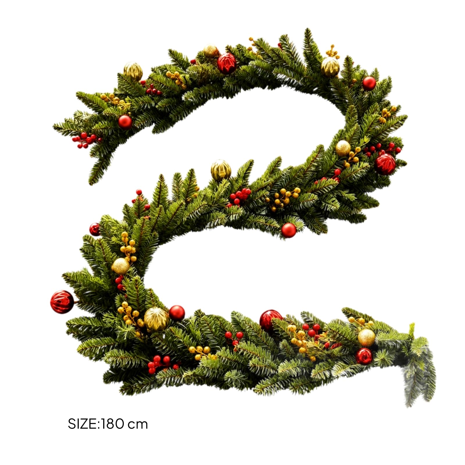 Guirnalda Pino Artificial Frondosa, 1.8m