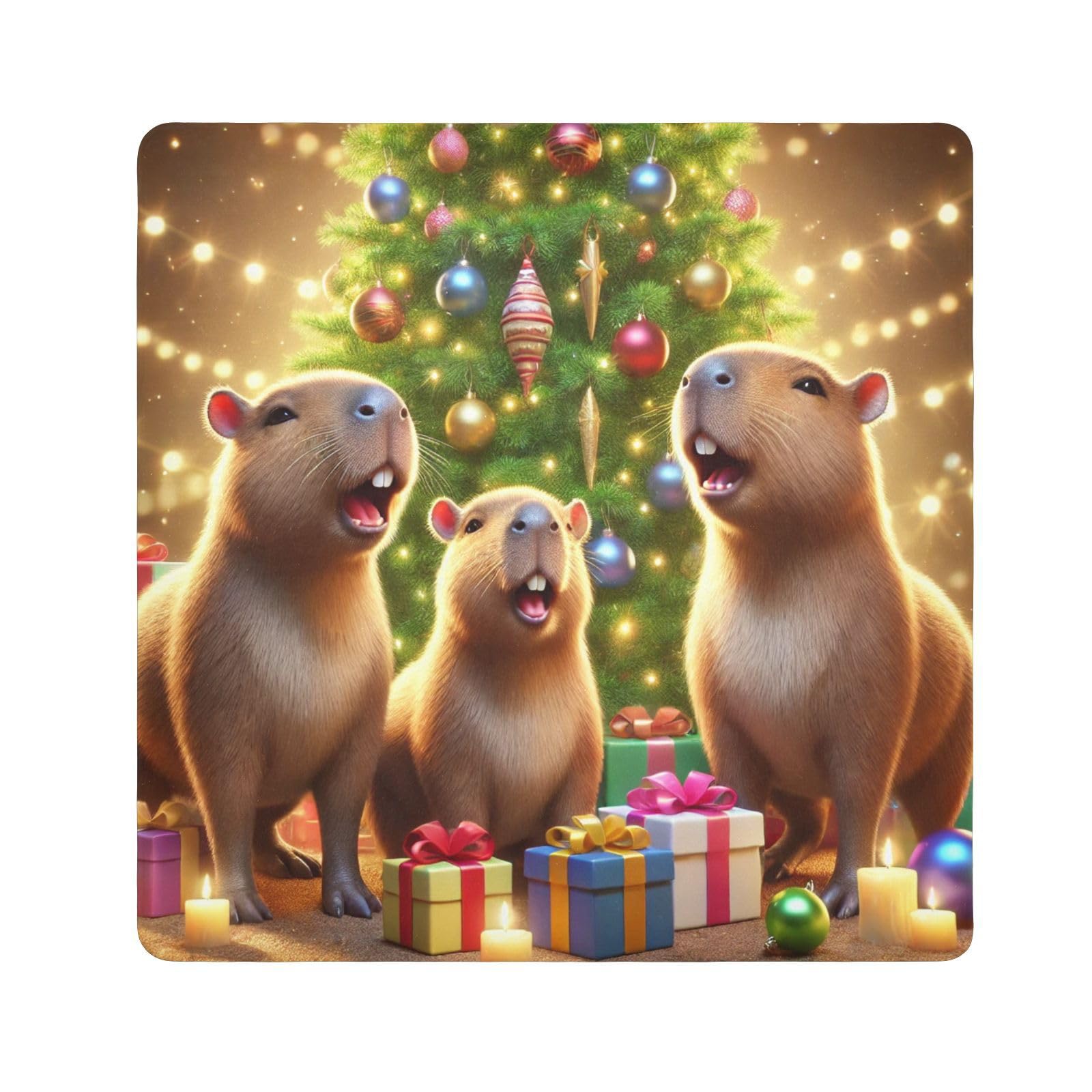 Christmas Tree Capybara Camera Lens Wrap 21.7