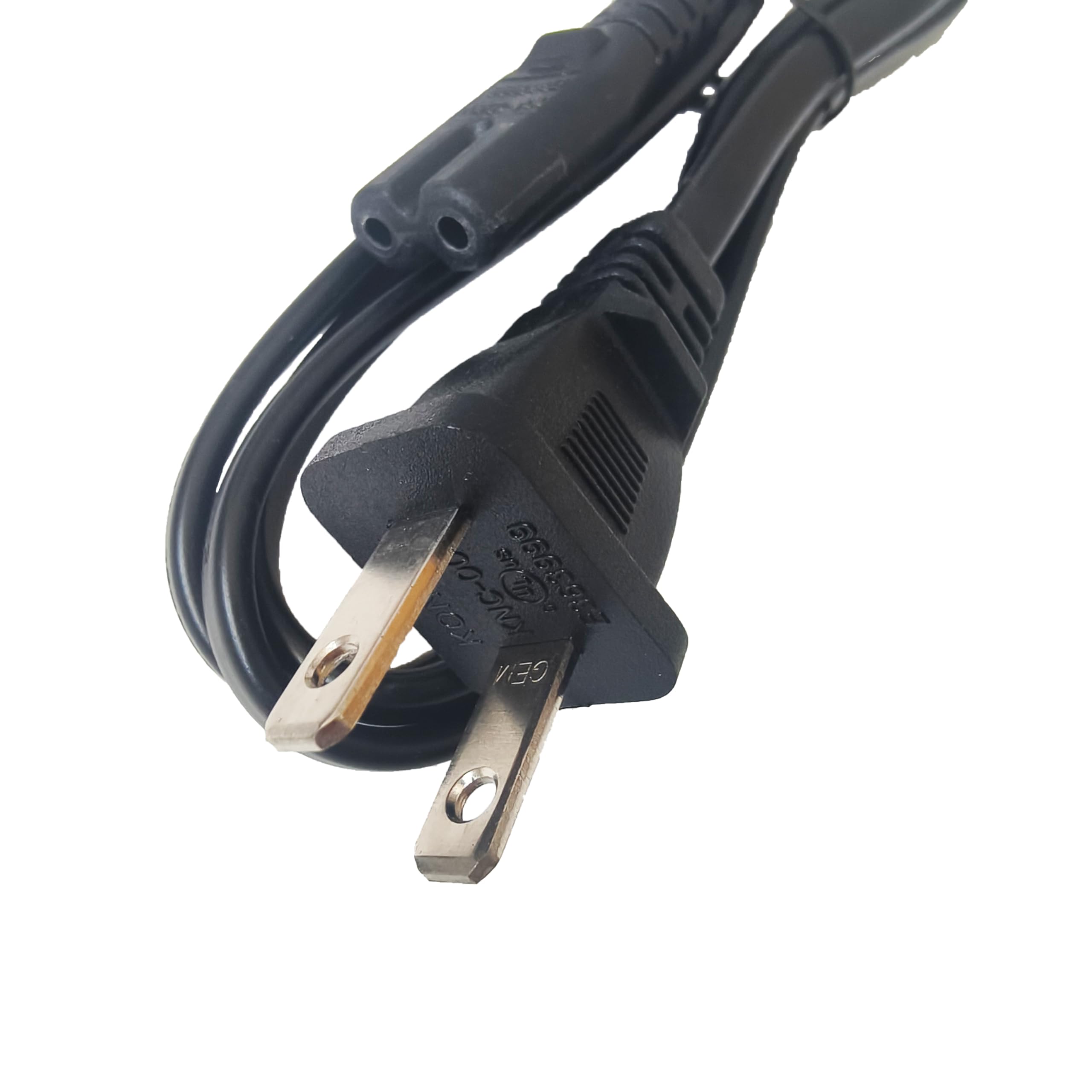 Zasilacz sieciowy, kabel ładujący AC, kabel 2-bolcowy