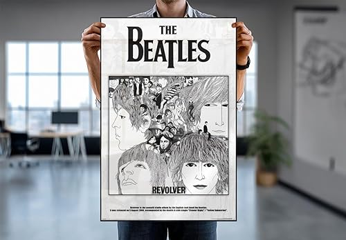 Miniatura 7 de The Beatles - Music Poster (Revolver - Album Cover) (Size 24" x 36") (Laminated Poster)
