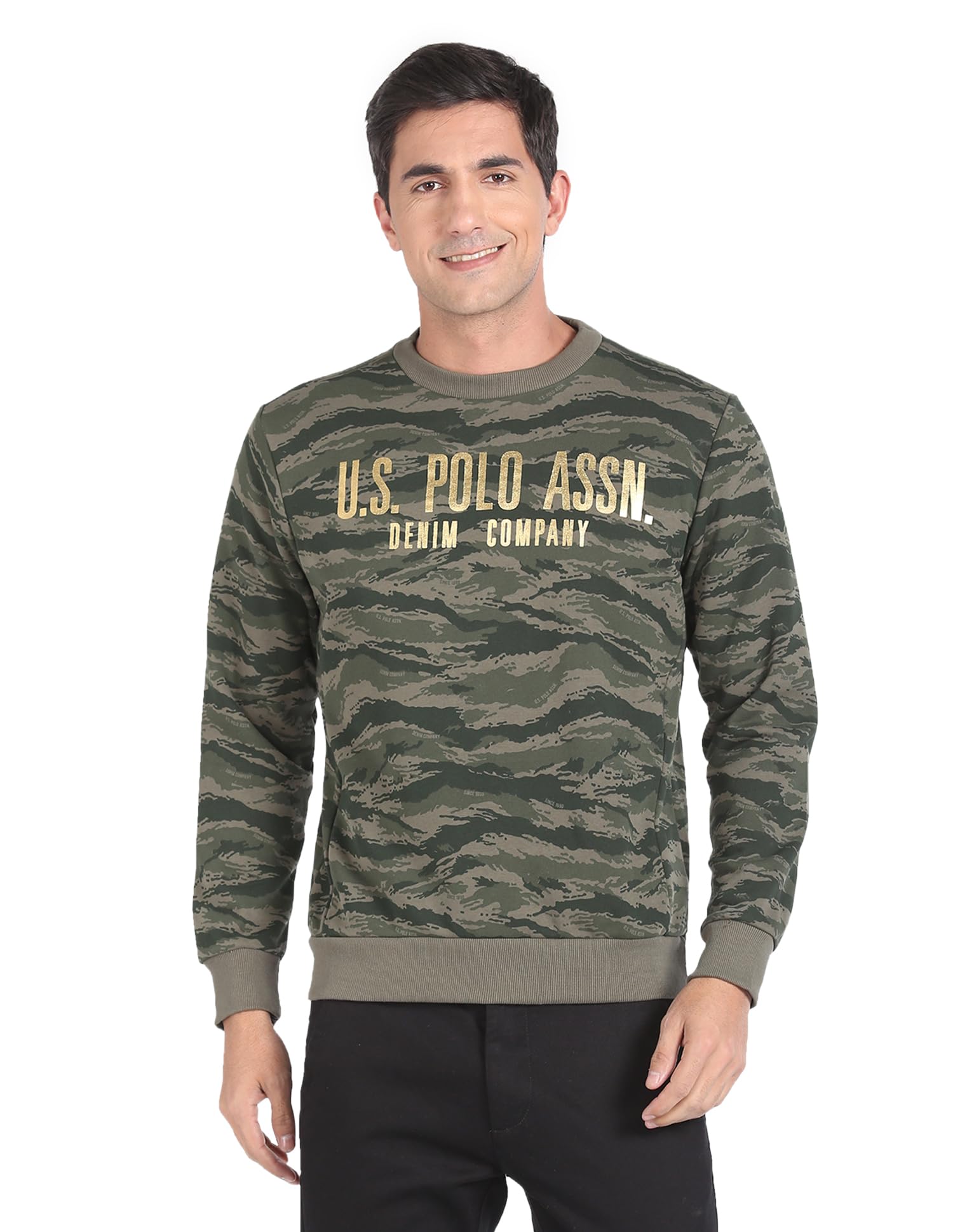 U.S. POLO ASSN. Men Cotton Round Neck Sweatshirt-picture-27