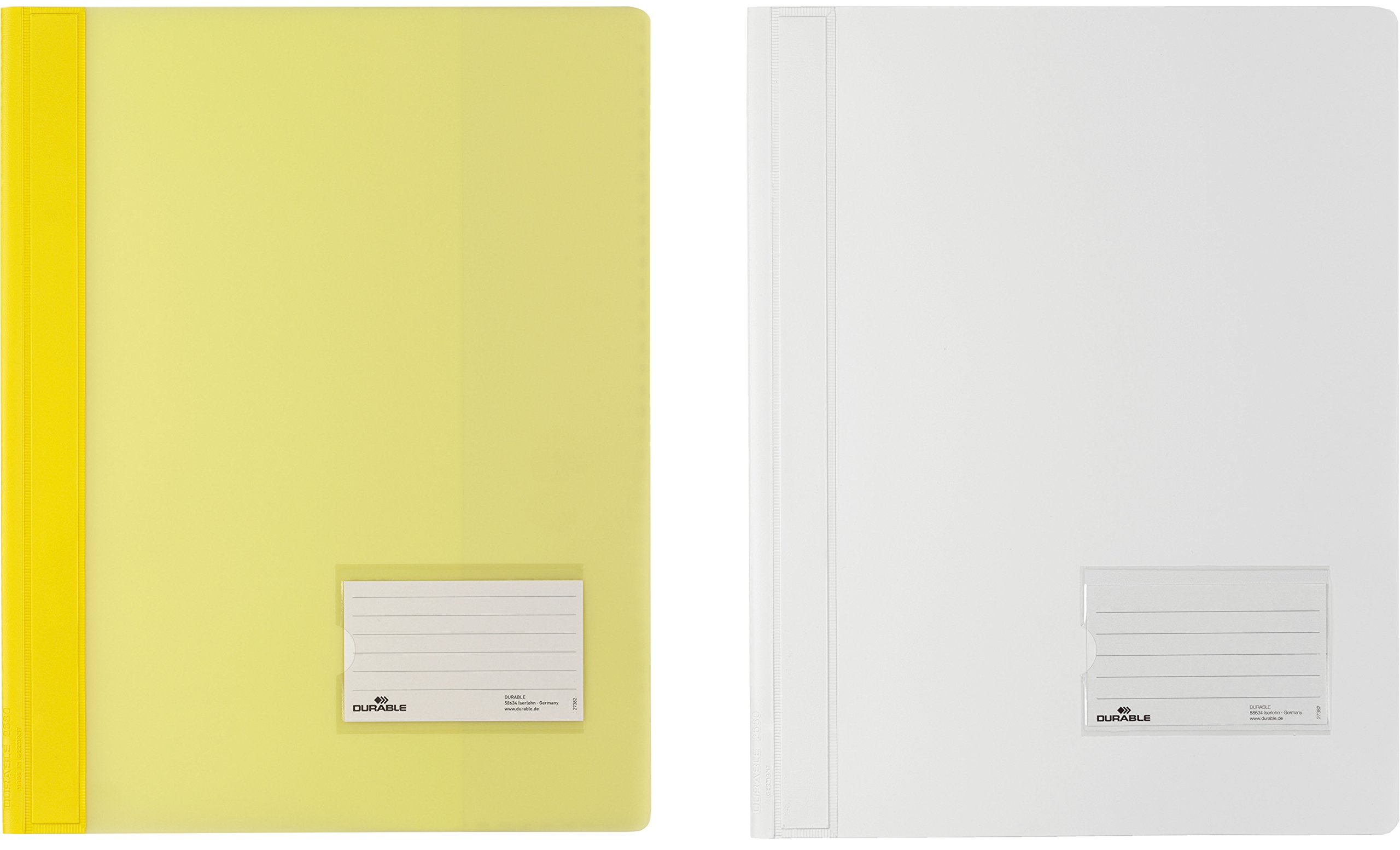 Durable Hunke & Jochheim Schnellhefter DURALUX, für A4 Überbreit, 280x332mm (10 Farben sortiert)