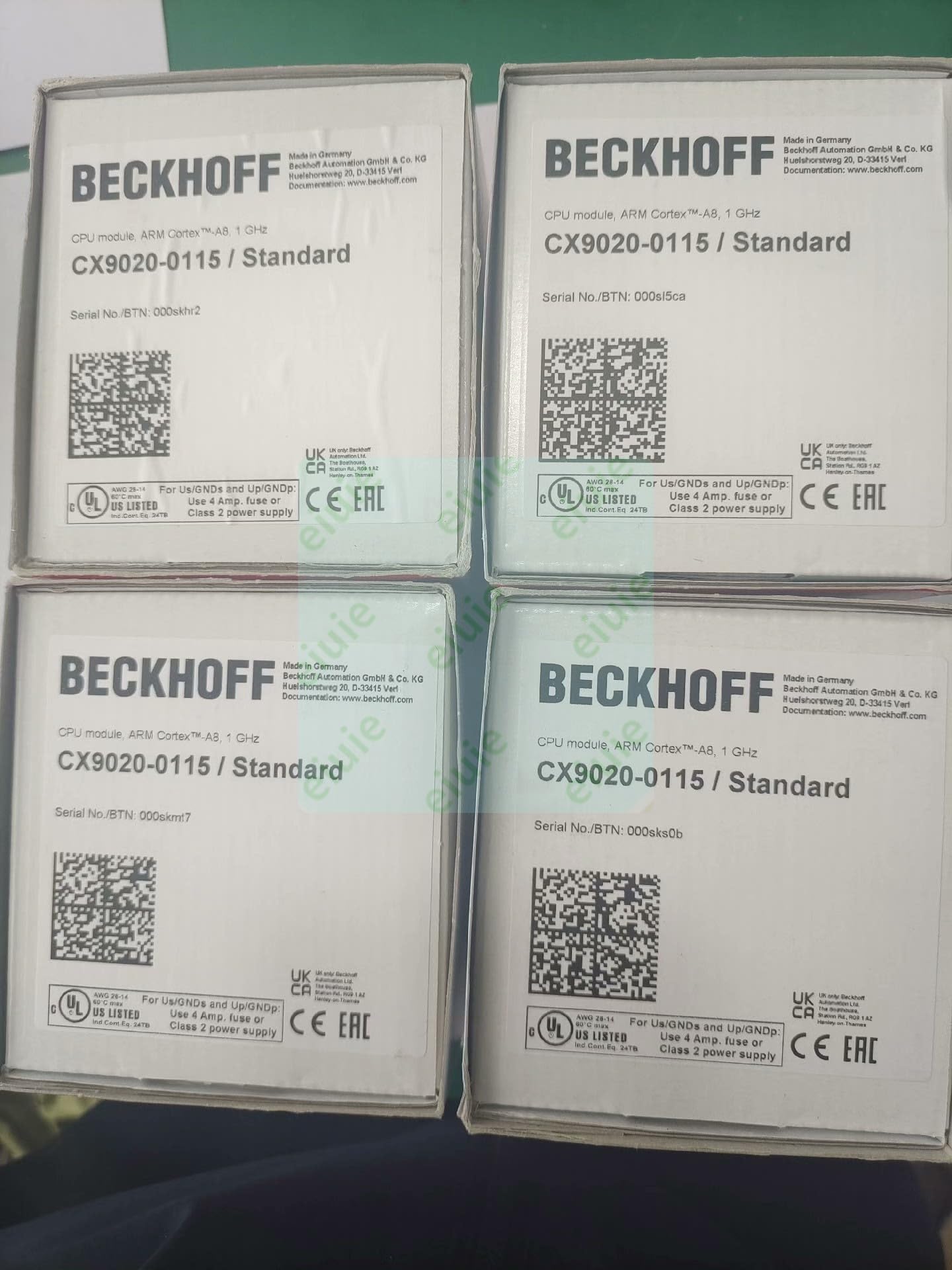 CX9020-0115 Remaining unutilized Spare Parts for Projects