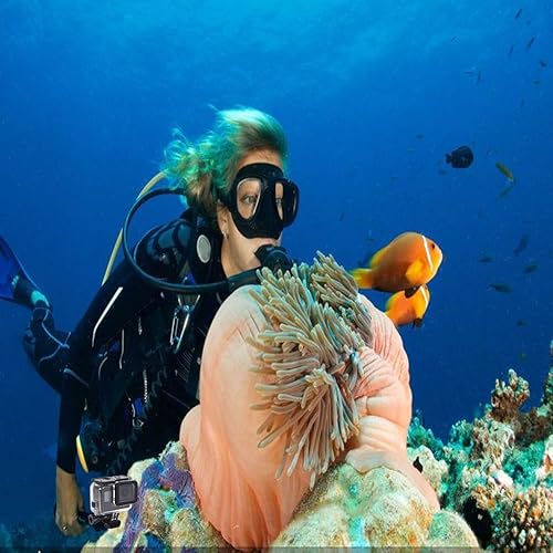 Miniatura 6 de Funda impermeable para GoPro Hero 7 Hero 6 Hero 5 Hero 2018 Accesorios negros, carcasa protectora con insertos antivaho y kit de filtro adecuado