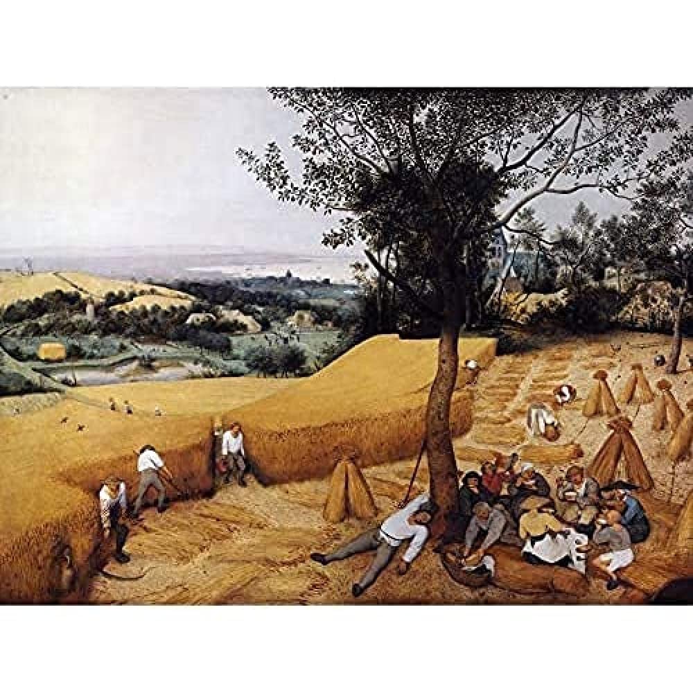 Pieter Bruegel Elder Harvesters Painting Unframed Wall Art Print Poster Home Decor Premium