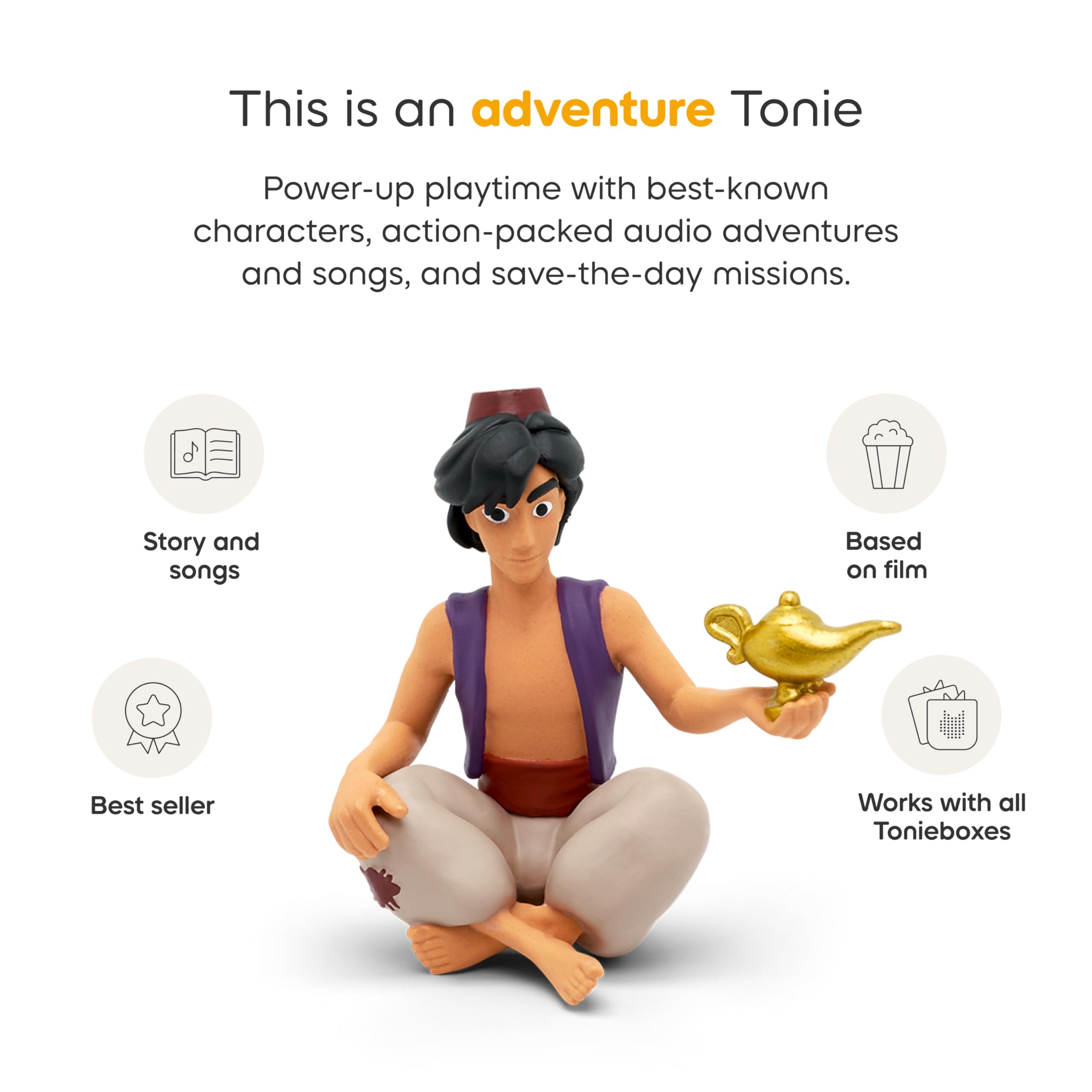 Amazon.com: Tonies Aladdin Audio Toy Figurine from Disney : Toys