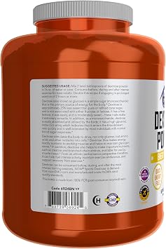NOW Foods Sports Nutrition, Dextrose Powder (Monosaccharide), Energy Production*, 10-Pound