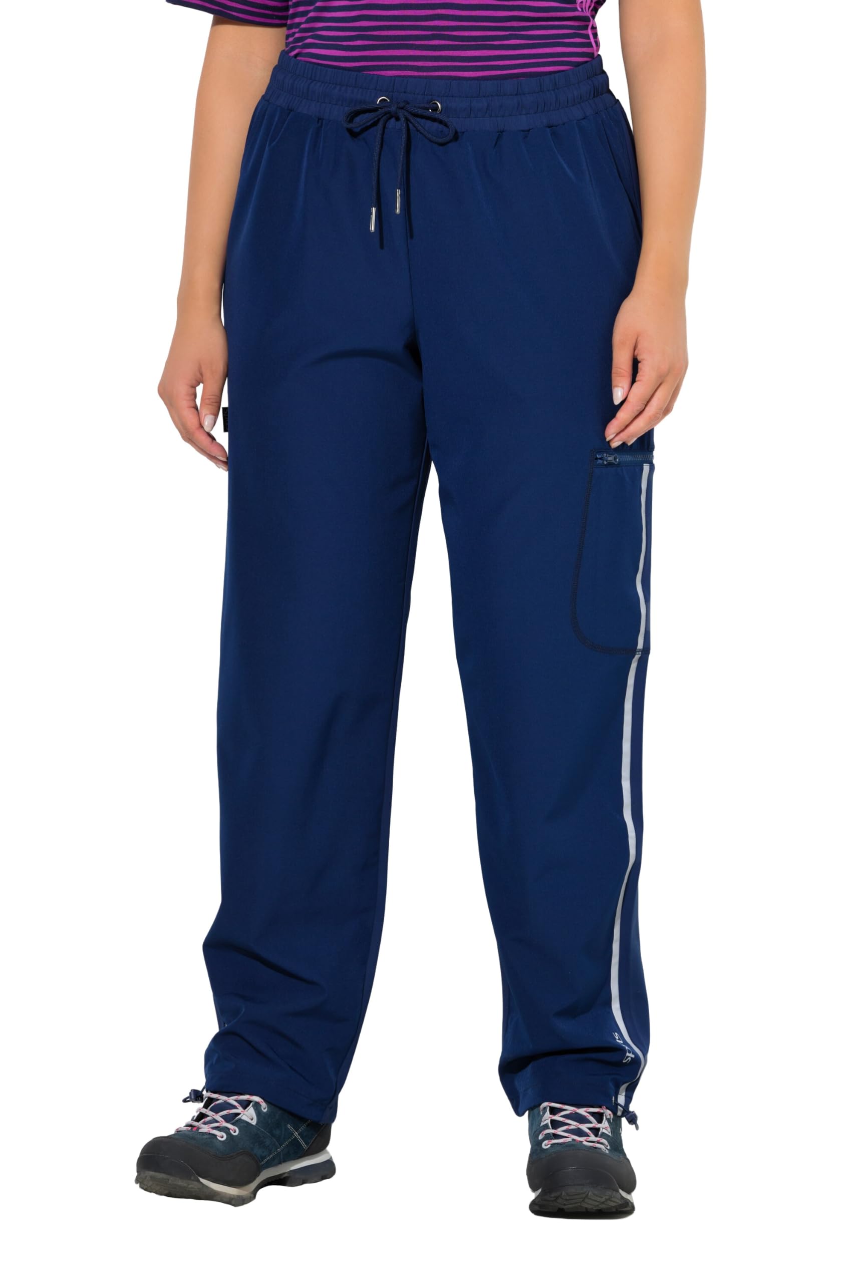 Ulla Popken Damen große Größen Übergrößen Plus Size Funktions-Jogginghose, wasserabweisend, Powerstretch 840788