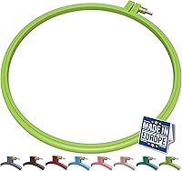 Vista 19 de Aro de bordado de plástico de Maker Susan, Serie Hello, aros de punto de cruz para principiantes, aro para punzón con aguja, marcos de bordado