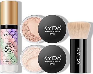 KYDA Kit de maquillaje mineral, incluye impri...