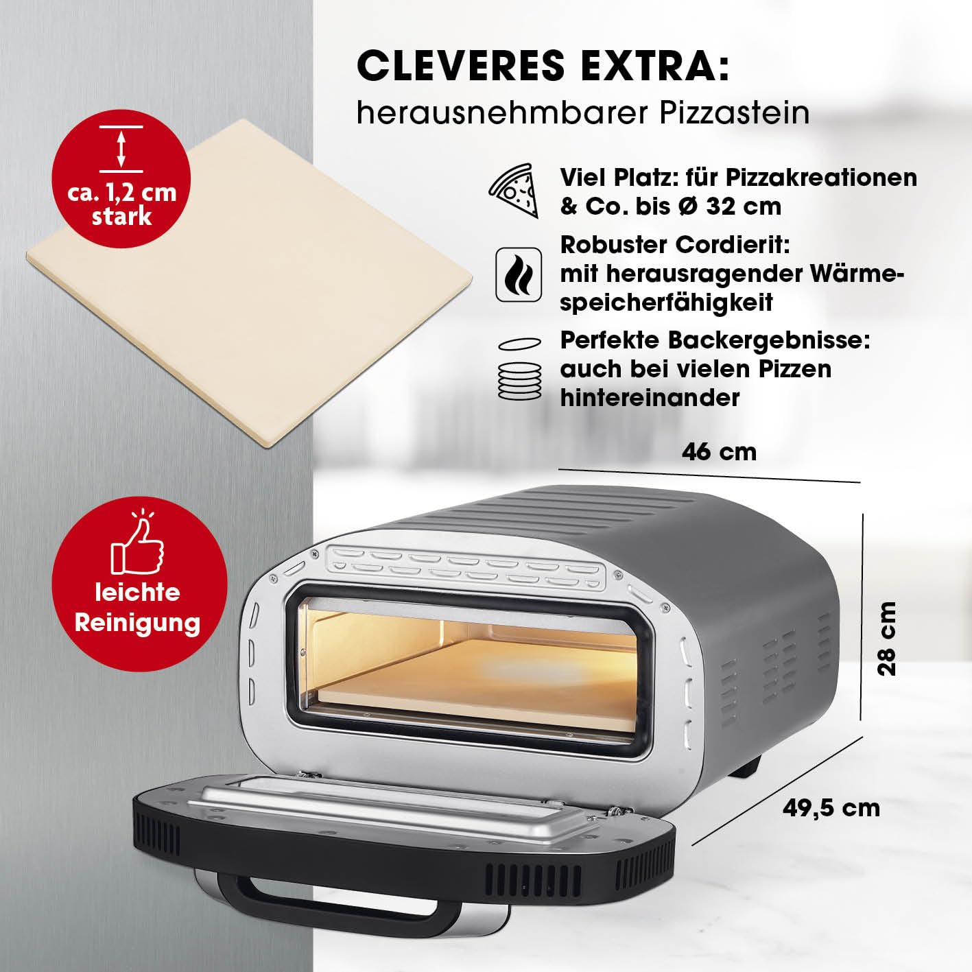 GourmetMaxx Pizzaoven kopen ? Electronic