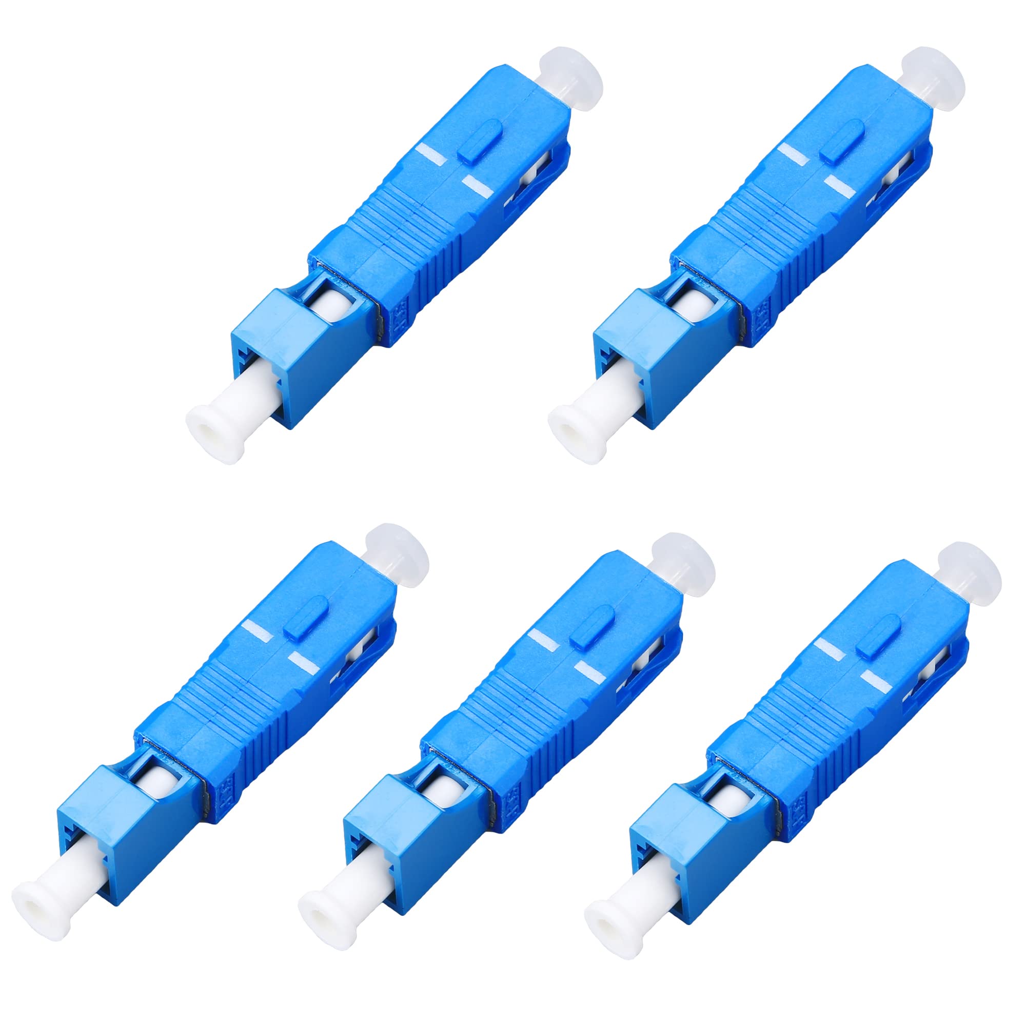 KELUSHI SC Male to LC Female UPC Fiber Optical Cable Connector Convertor Adapter Flange Single Mode Compatible with FTTH Optical Power Meter OPM