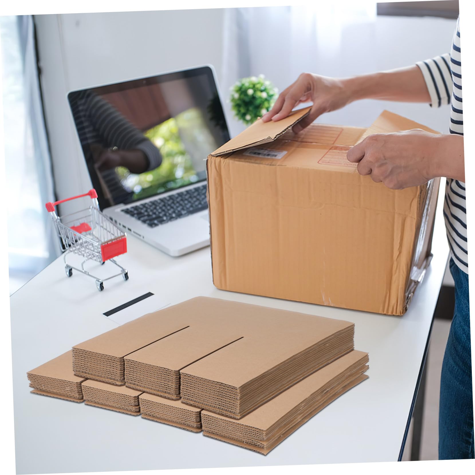 Veemoon Conjunto De Material De Embalaje Para Cajas Incluye Separadores De Cartón y Bolsas De Espuma Para Envío Para Protección Transporte