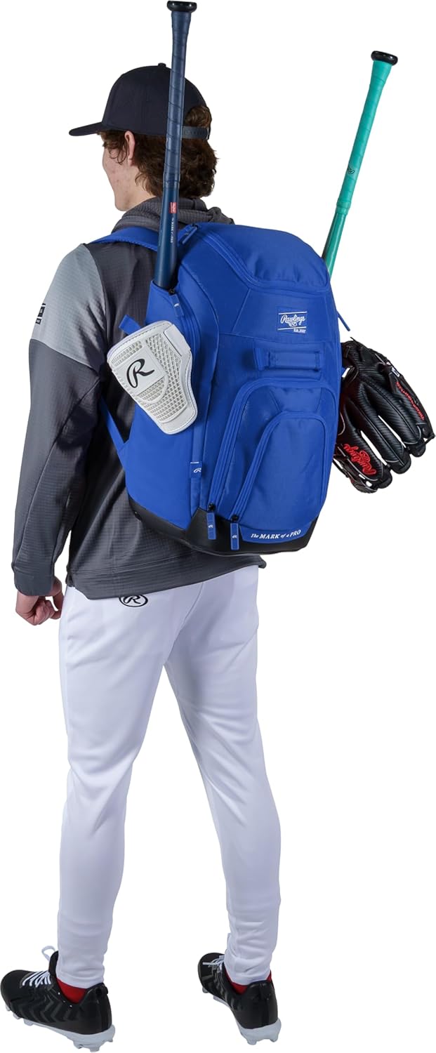 Rawlings | FRANCHISE 2.0 Player's Backpack | Baseball/Softball | Rec/Travel | Multiple Styles | Baseball/Softball, Rec/Travel
