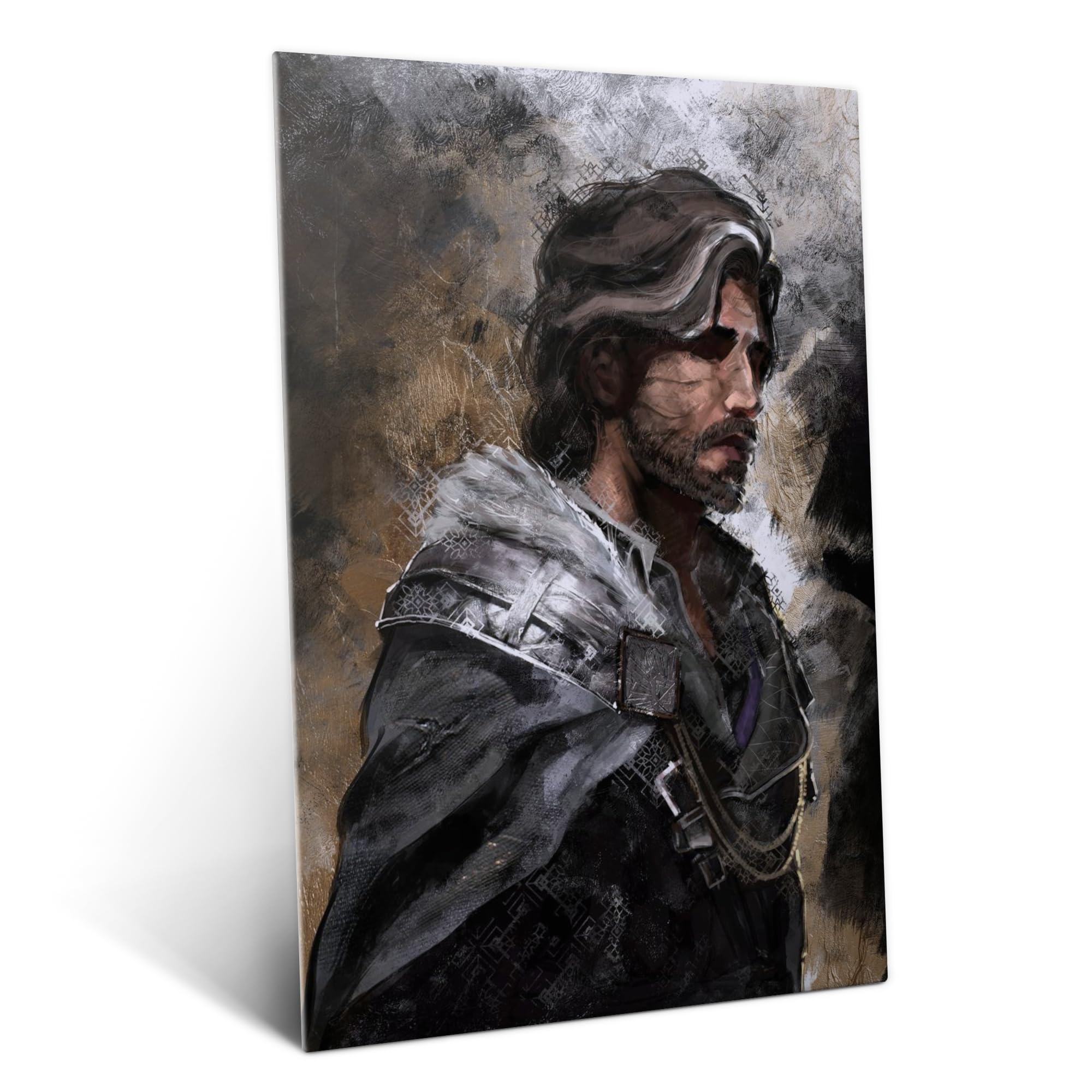 Displate Officiel Clair Obscur: Expedition 33 Poster - Verso Concept Art - Métallique Fixation Magnétique Licence Officielle Image Affiche de Haute Qualité 45 cm x 32 cm