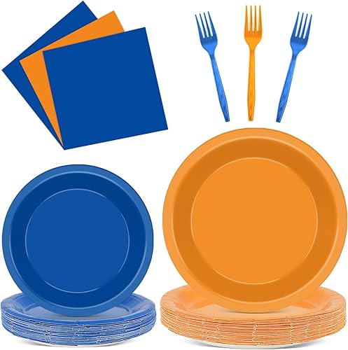 Miniatura 35 de 96 platos y servilletas de papel de fiesta de los 90 para fiestas de cumpleaños con temática retro de los 90, suministros de fiesta de cumpleaños