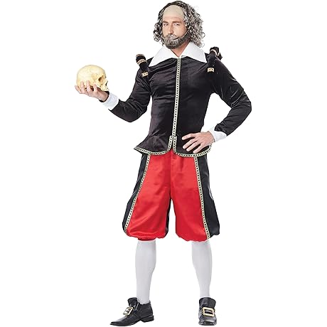 Men's William Shakespeare Unforgettable Costume