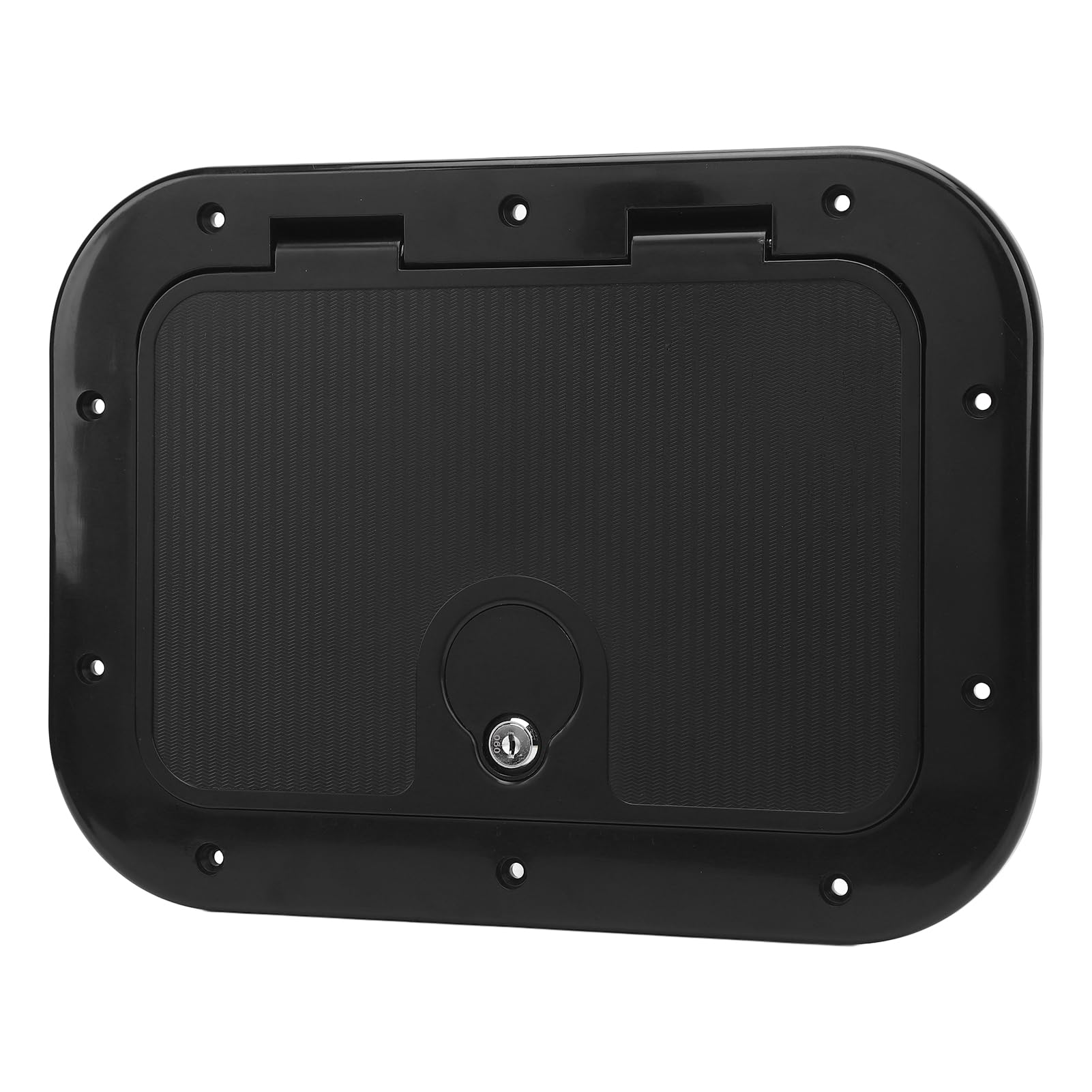 Naroote 12 X 8 Zoll Marine-Inspektionsluke, Sonnenfester Decklukendeckel mit Wetterfester Dichtung für Wohnmobile – Weiß